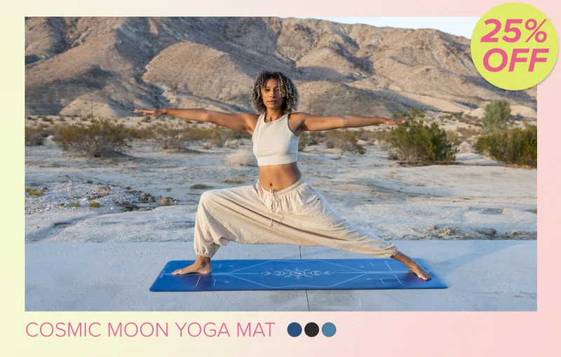 Cosmic Moon Yoga Mat