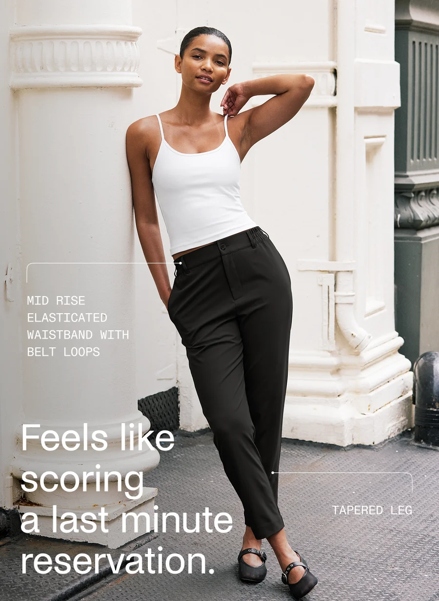 Status Tapered Pant in Black