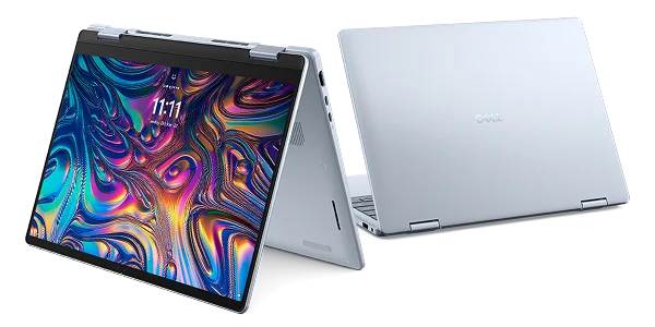 A Dell 14 Plus 2 in 1 touch laptop.
