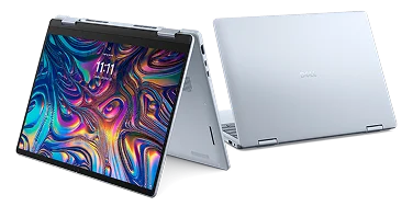 A Dell 14 Plus 2 in 1 touch laptop.