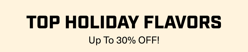 Top Holiday Flavors