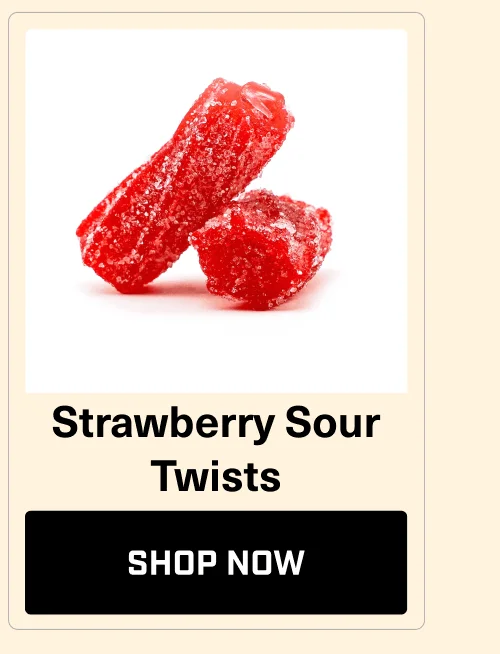 Strawberry Sour twists
