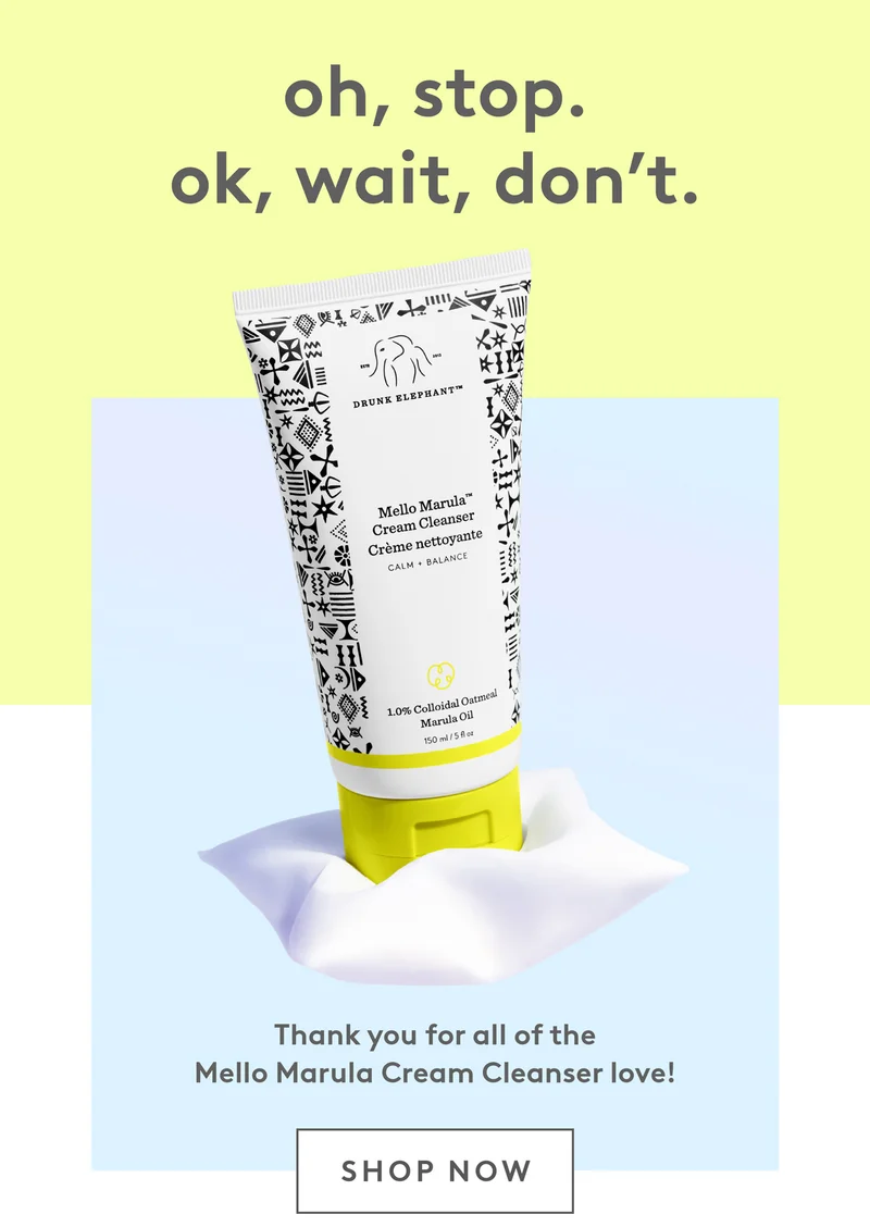 Thank you for all of the Mello Marula Cream Cleanser love! Shop Now