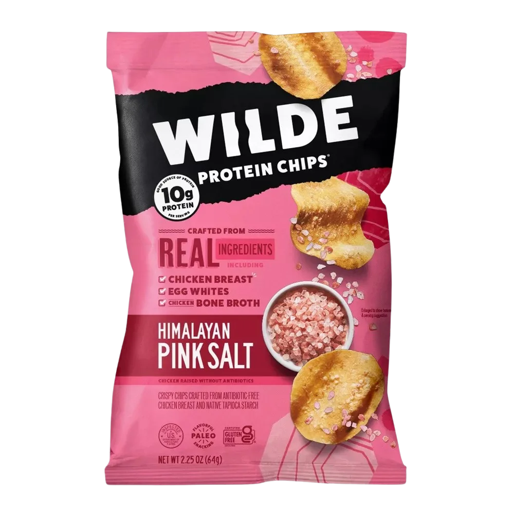 Image of Wilde Snacks Himalayan Pink Salt Protein Chips