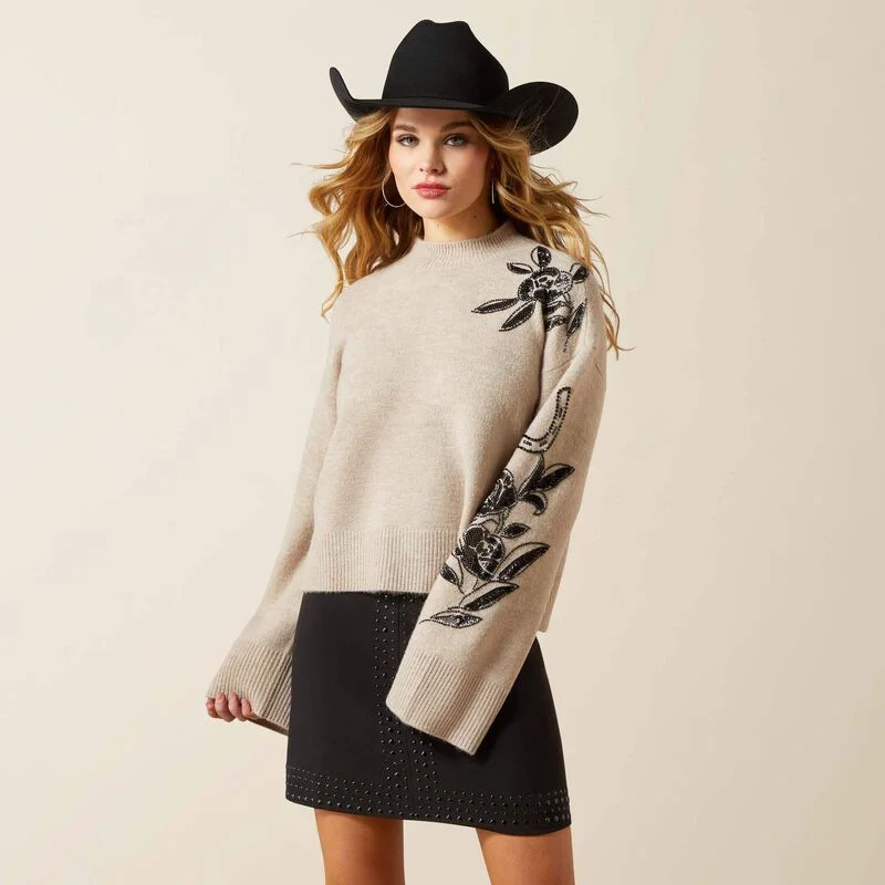 All In Embellished Sweater