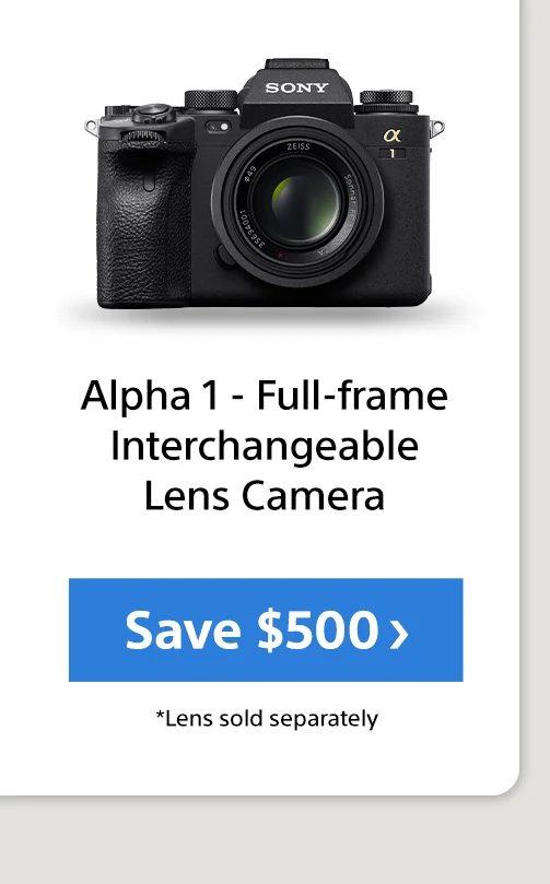 Alpha ZV-E10 II - APS-C Interchangeable Lens Camera Save $500 *Lens sold seperately