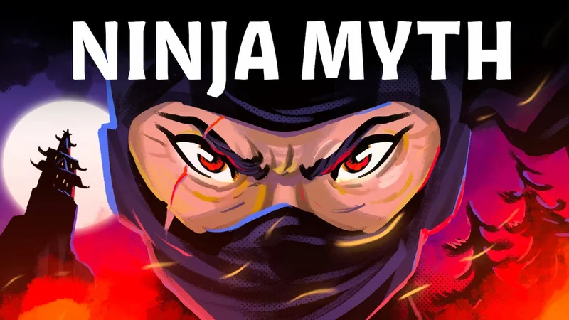 Illustration of a Ninja titled "Ninja Myth"