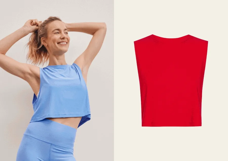 Featherweight Minimal Cropped Tank