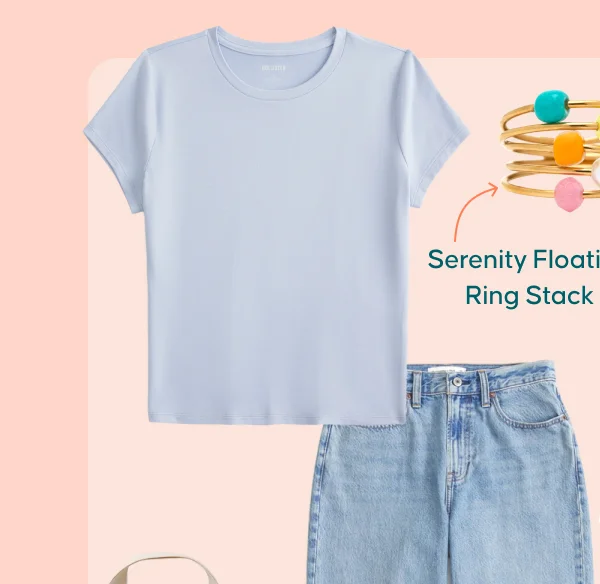 Serenity Floating Ring Stack