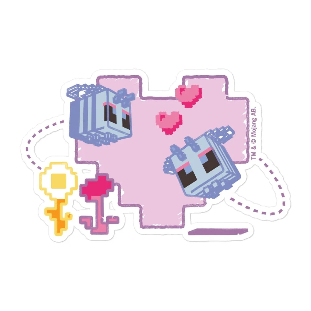 Image of Minecraft My Overworld Wouldn't Be The Same Without You Die Cut Sticker