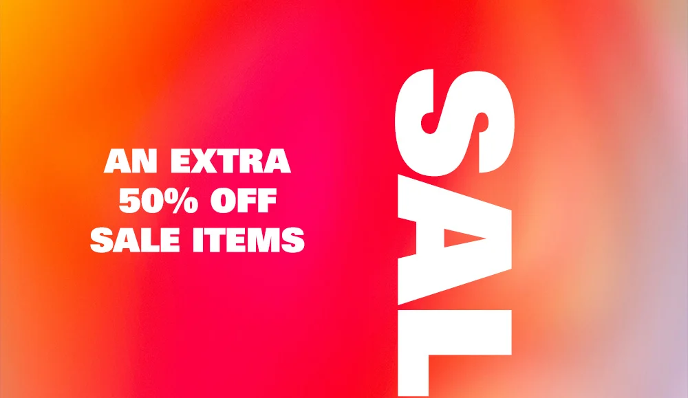 An extra 50% off sale items.