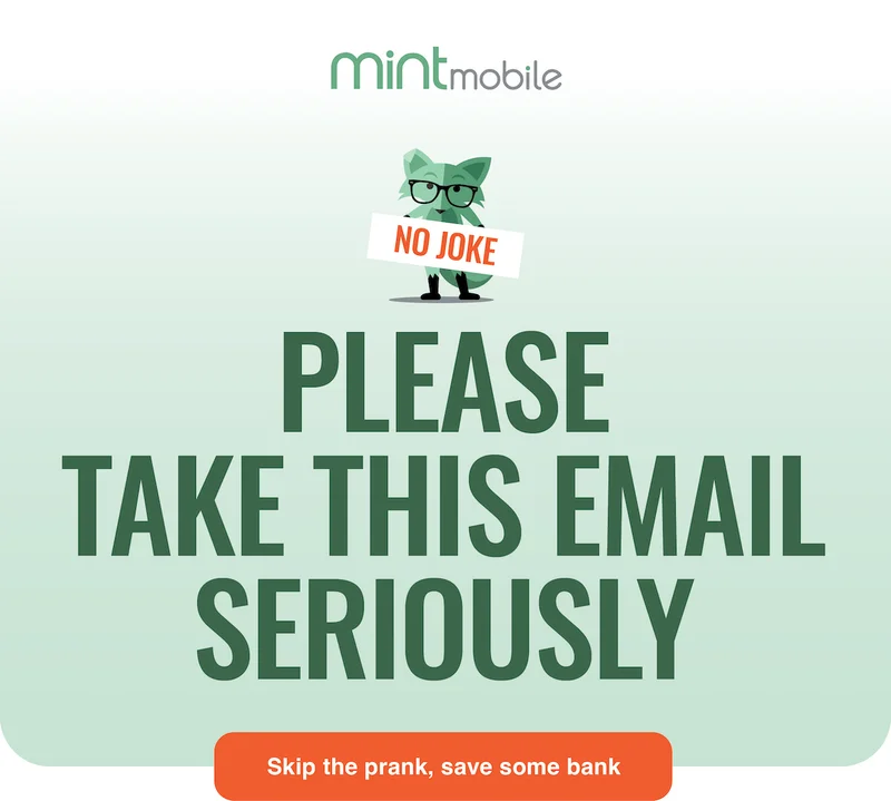 Please take this email seriously