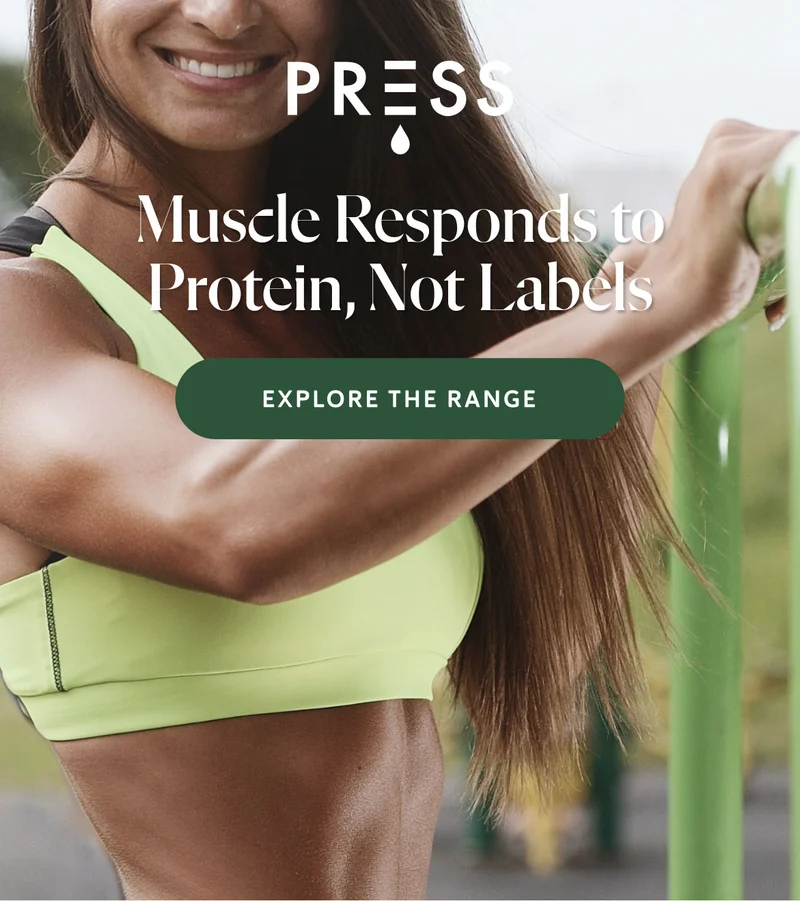 Muscle responds to protein, not labels.