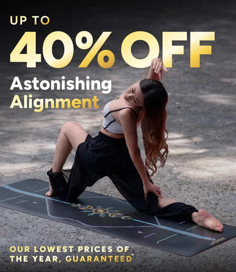 Up to 40% off Astonishing Alignment. Features: Liforme Classic Yoga Mat - Grey