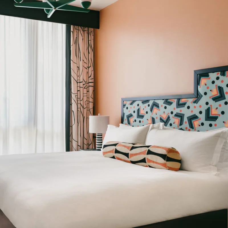 Postmodern bedroom