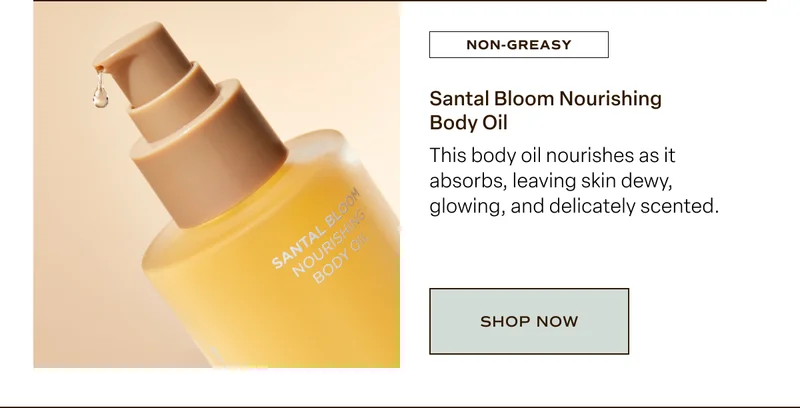 Santal bloom nourishing body oil