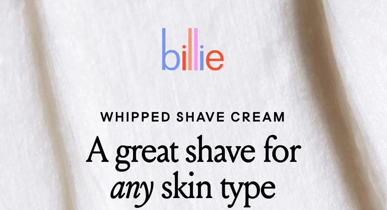 Whipped shave cream. A great shave for any skin type