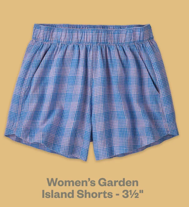 Women's Garden Island Shorts - 3½"