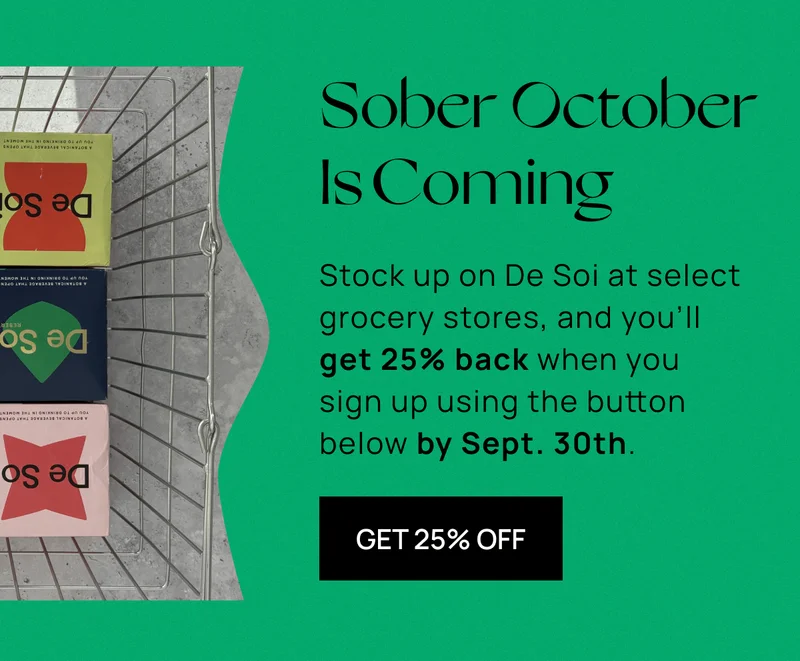 Sober October  Is Coming | GET 25% OFF