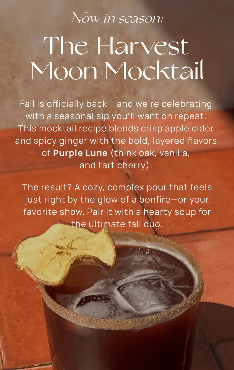 Now in season: The Harvest Moon Mocktail