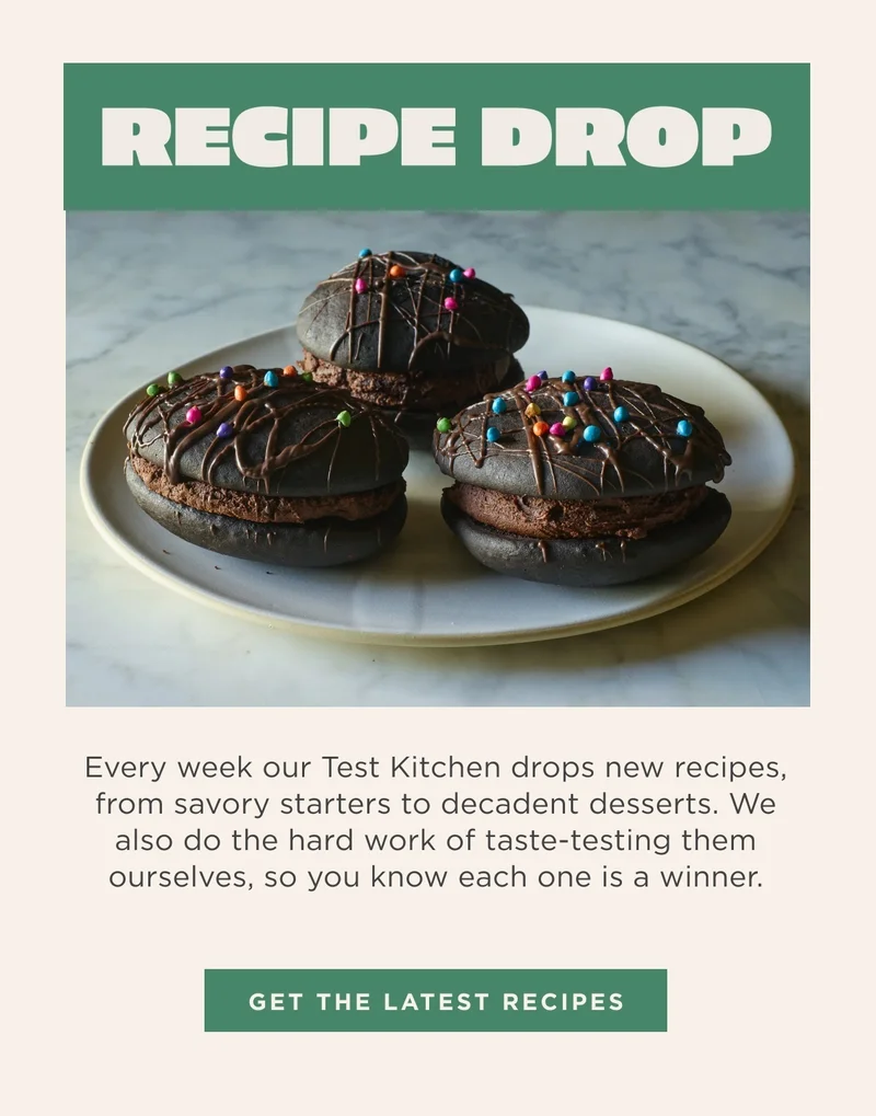 GET THE LATEST RECIPES