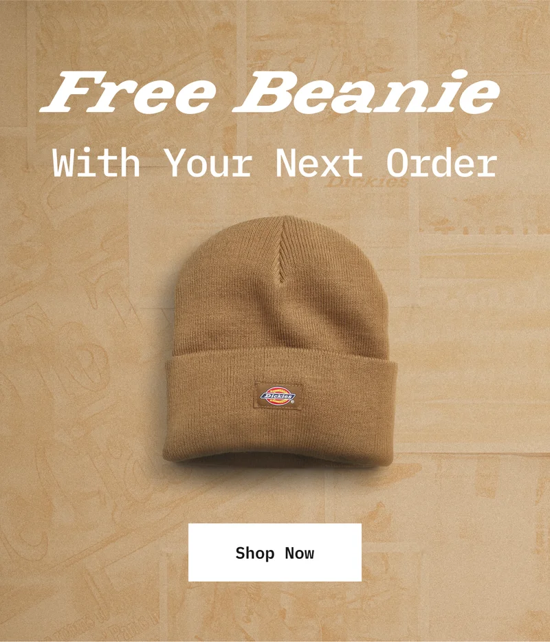 Free Beanie With Your Next Order. Shop Now.