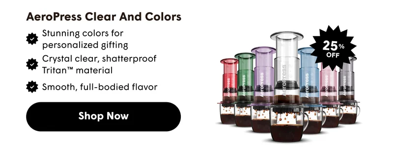 AeroPress Clear and Colors