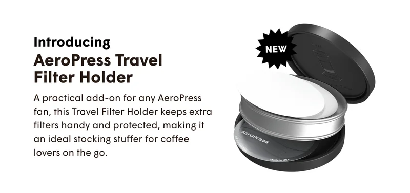 Introducing AeroPress Travel Filter Holder