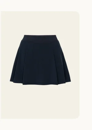 Score Pleated Skirt in Nocturnal Navy
