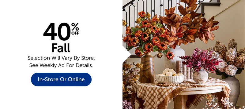 40% Off Fall