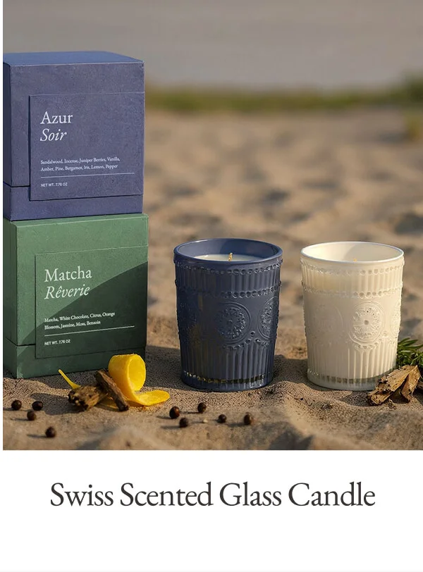 Swiss Scented Glass Candle