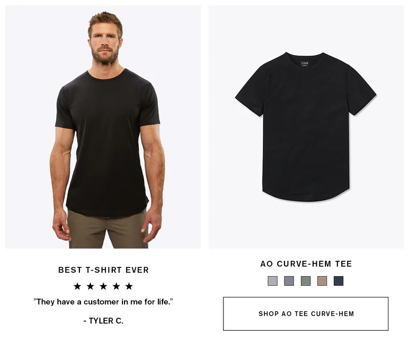 AO Curve-Hem Tee