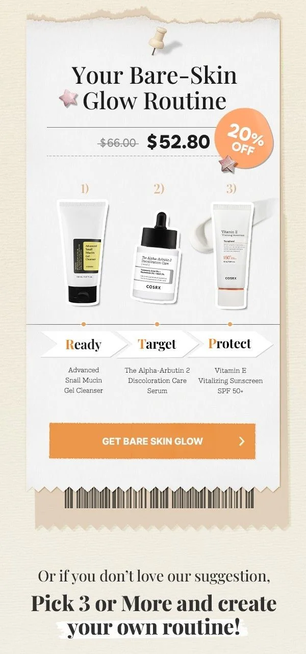 Get Bare-skin Glow You want!