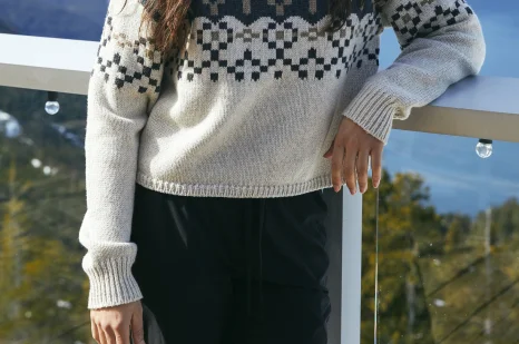 Highline Intarsia Turtleneck Sweater