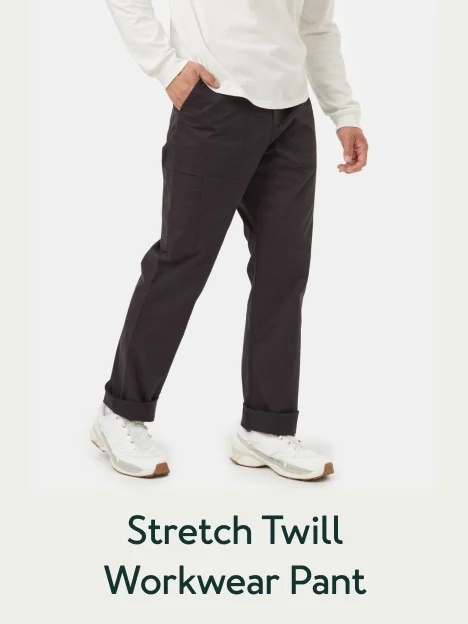 Stretch Twill Workwear Pant