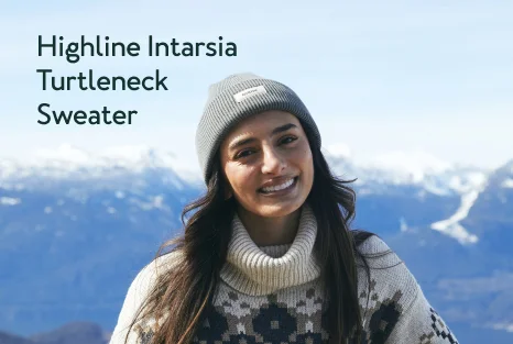 Highline Intarsia Turtleneck Sweater