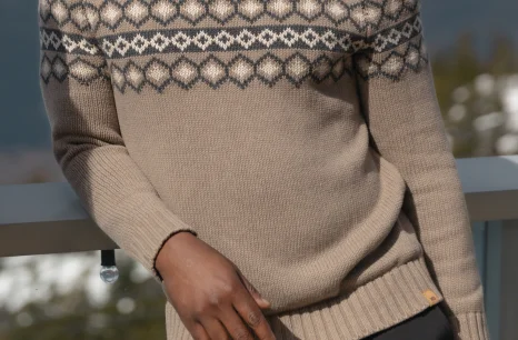 Highline Intarsia Crew Sweater