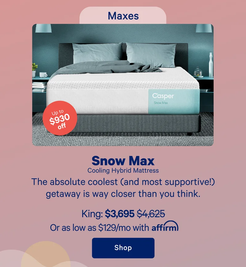 Snow Max Cooling Hybrid Mattress >> Shop >>
