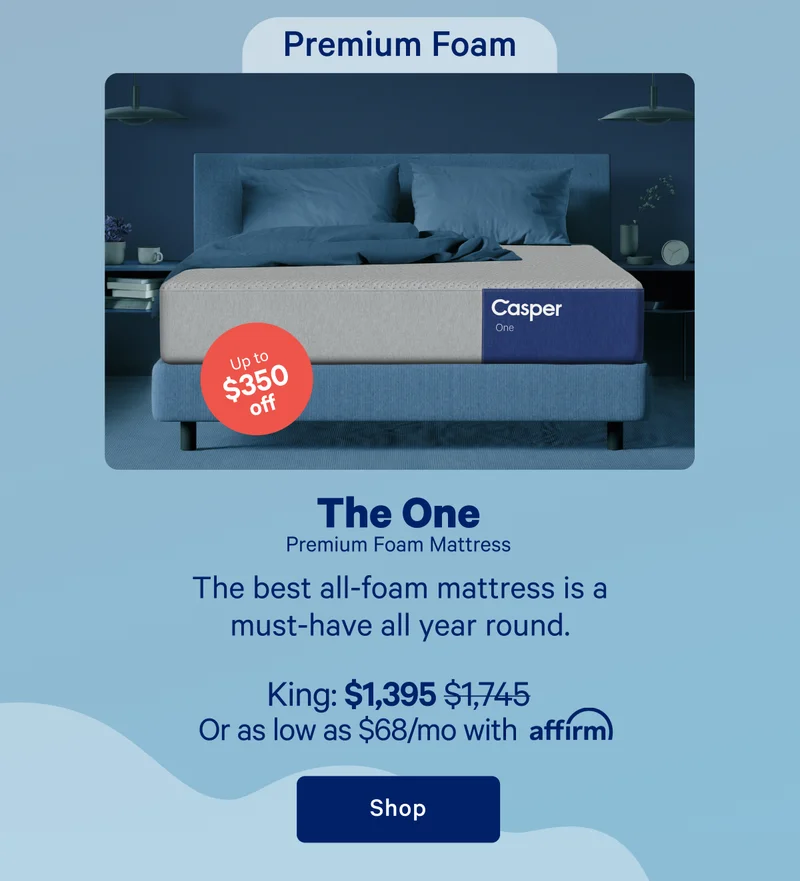 The One Premium Foam Mattress >> Shop >>