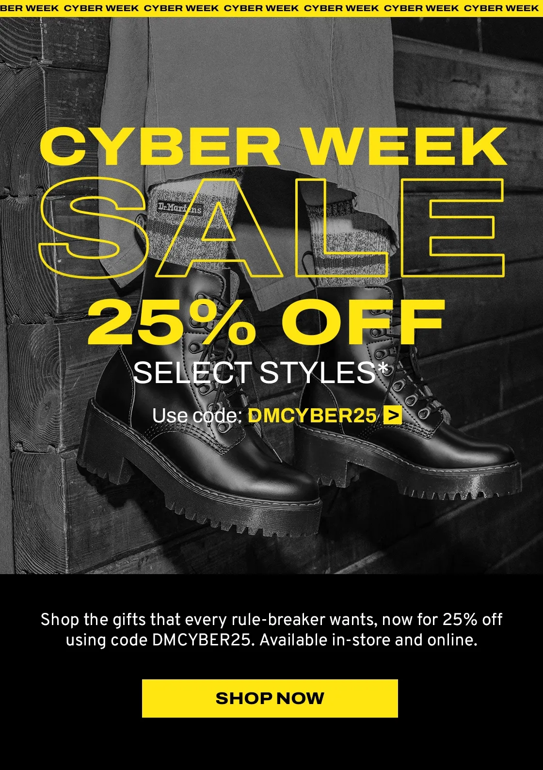 Shop the Cyber Week Sale