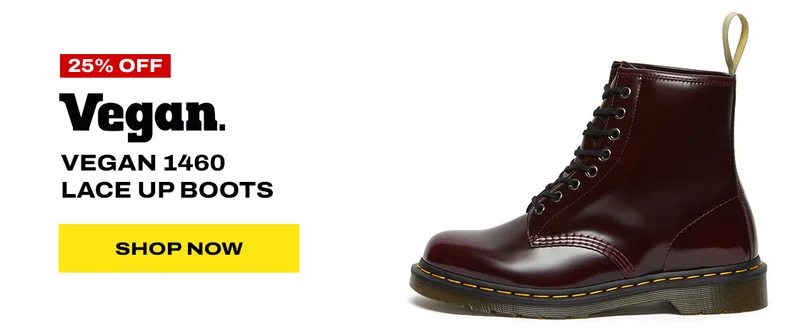 Vegan 1460 Lace Up Boots