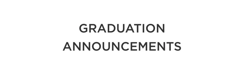 Graduation Announcements