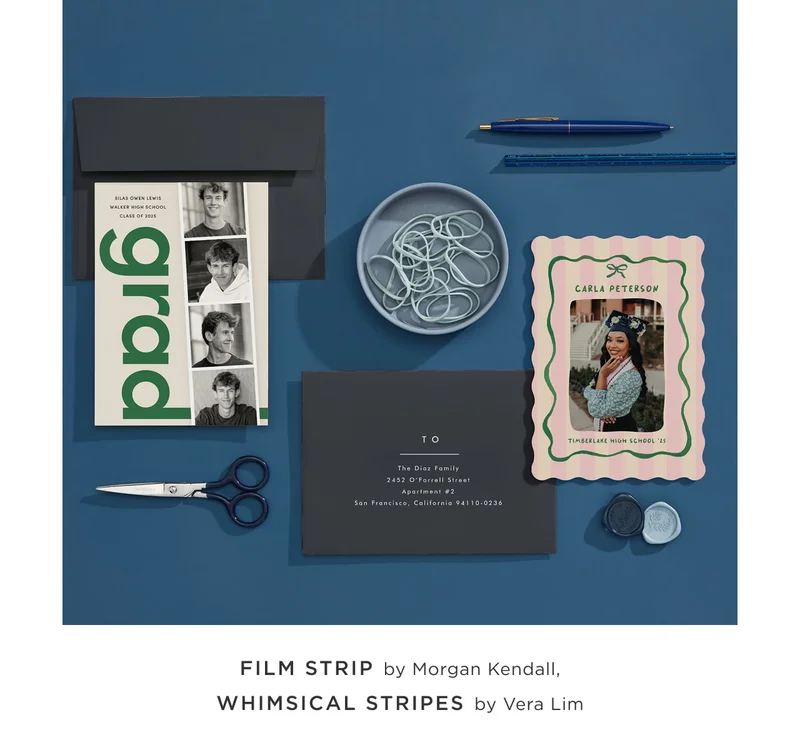 Film Strip, Whimsical Stripes