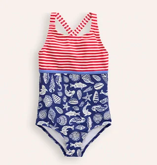 Hotchpotch Swimsuit - Sapphire Blue Seashore
