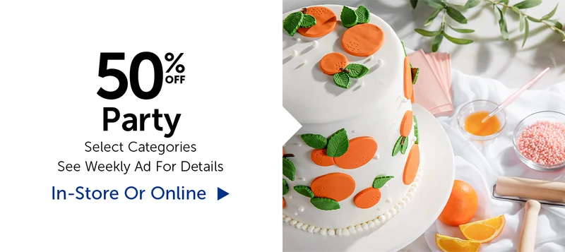 50% Off Party - Select Categories