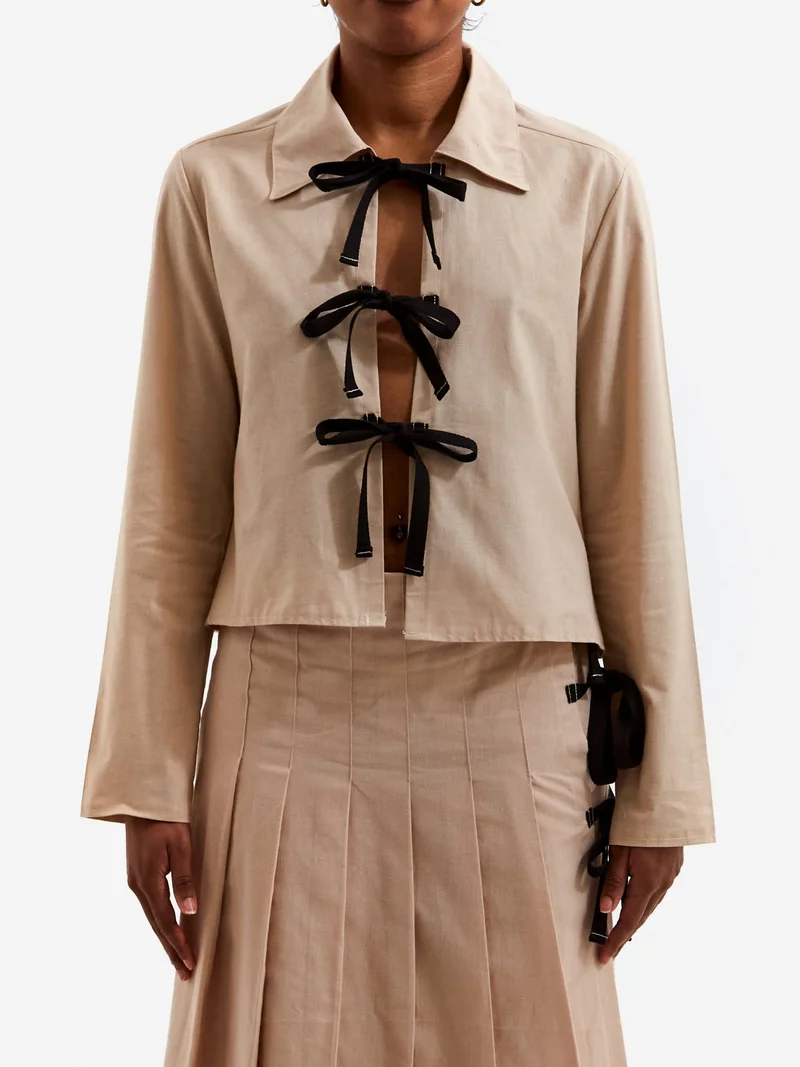 Image of Lauren Perrin Sailor Jacket - Beige