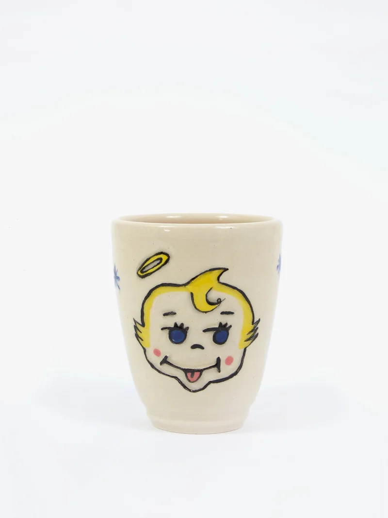 Image of Danny D's Mud Shop Handmade Kewpie Angel Tumbler