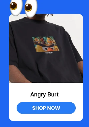 Angry Bert Oversized Tee