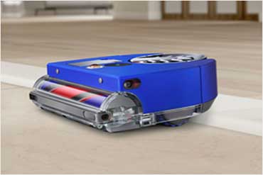 Dyson 360 Vis Nav robot climbing to a higher level.