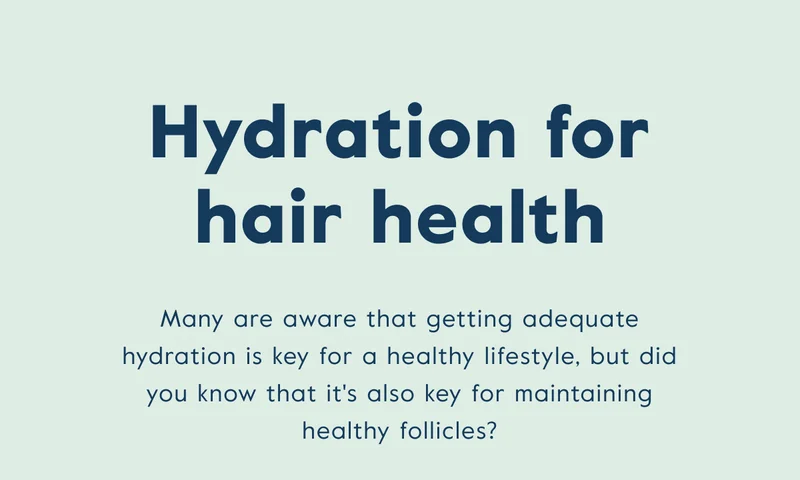 Many are aware that getting adequate hydration is key for a healthy lifestyle, but did you know that it's also key for maintaining healthy follicles?